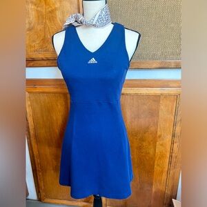 Adidas Knit Tennis or Pickleball Dress Size Small or Medium in Navy Blue